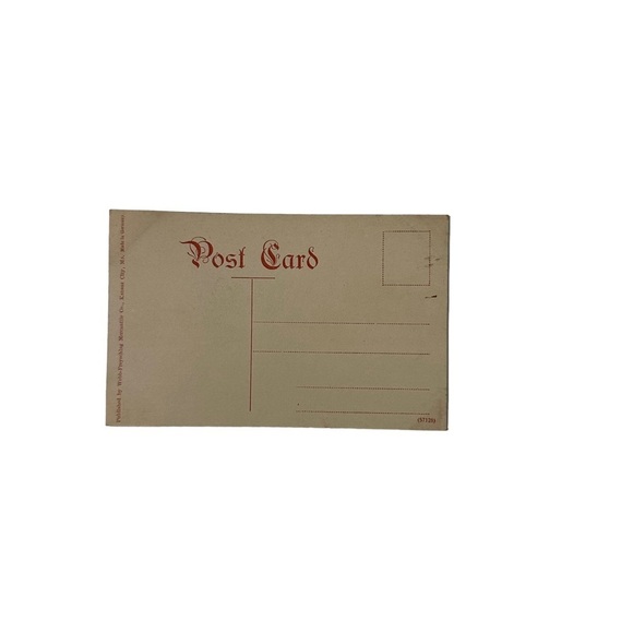 Vtg 1910s Postcard Paseo Street Armour Blvd Kansas City Missouri MO Neighbor - Picture 2 of 3